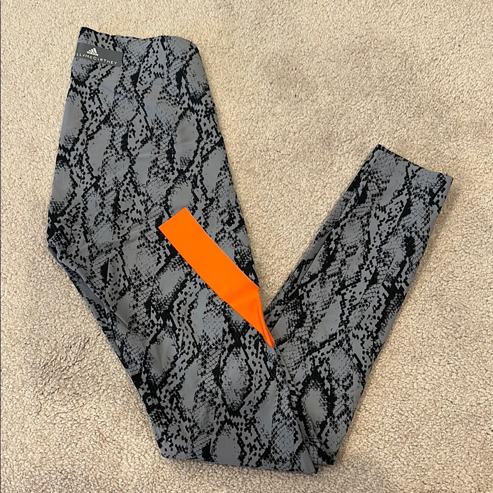 Adidas by Stella McCartney Gray and Black Leggings